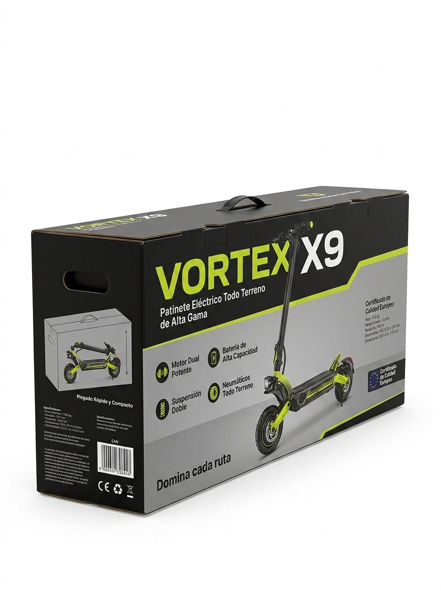 VORTEX X9 2x2, über eine App verbunden.