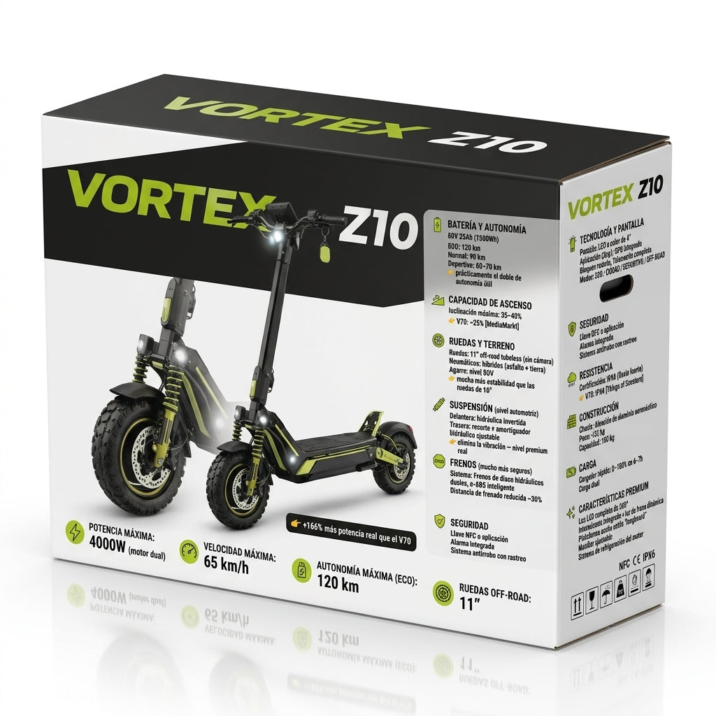VORTEX Z10 2x2, über eine App verbunden.