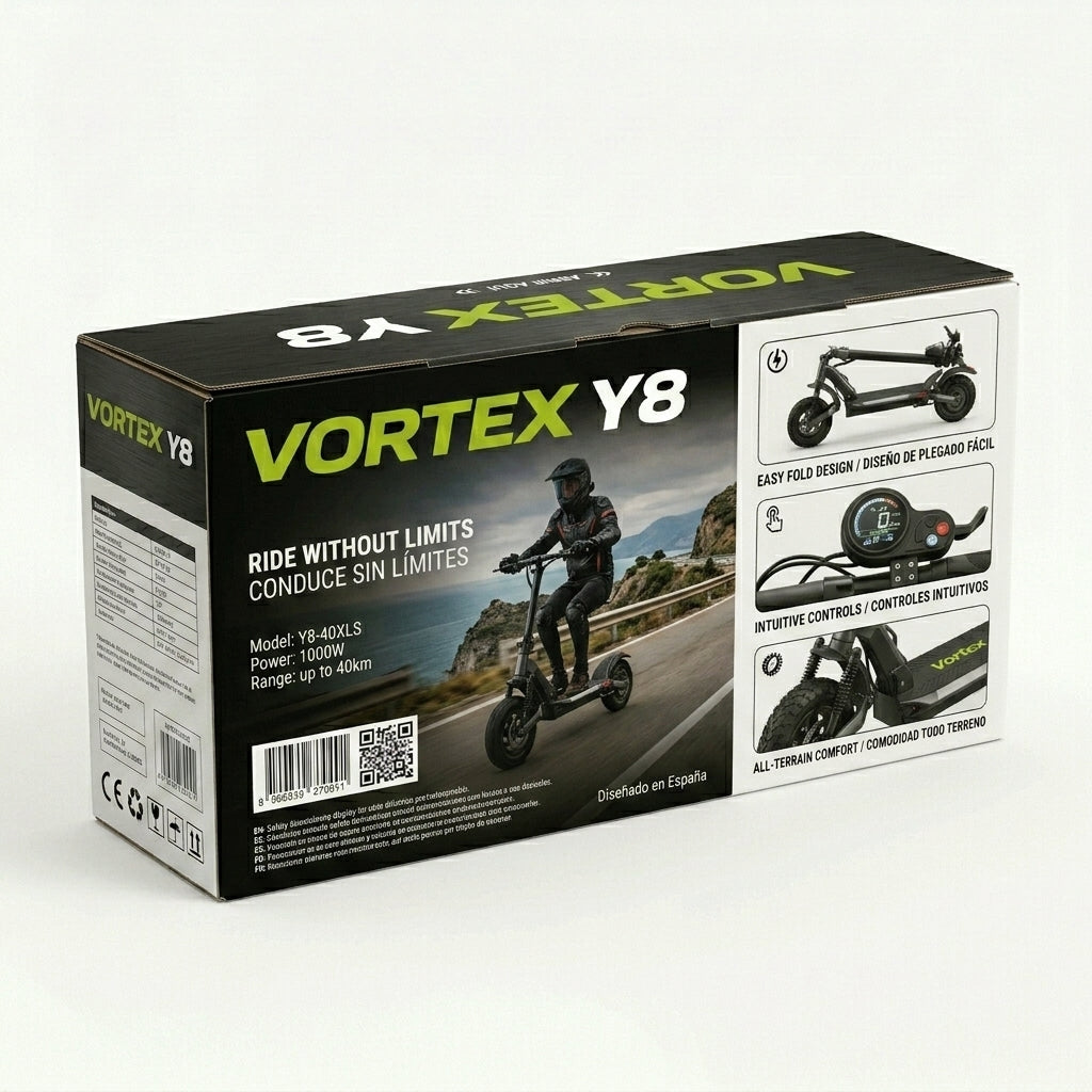 VORTEX Y8 2x2, über eine App verbunden.